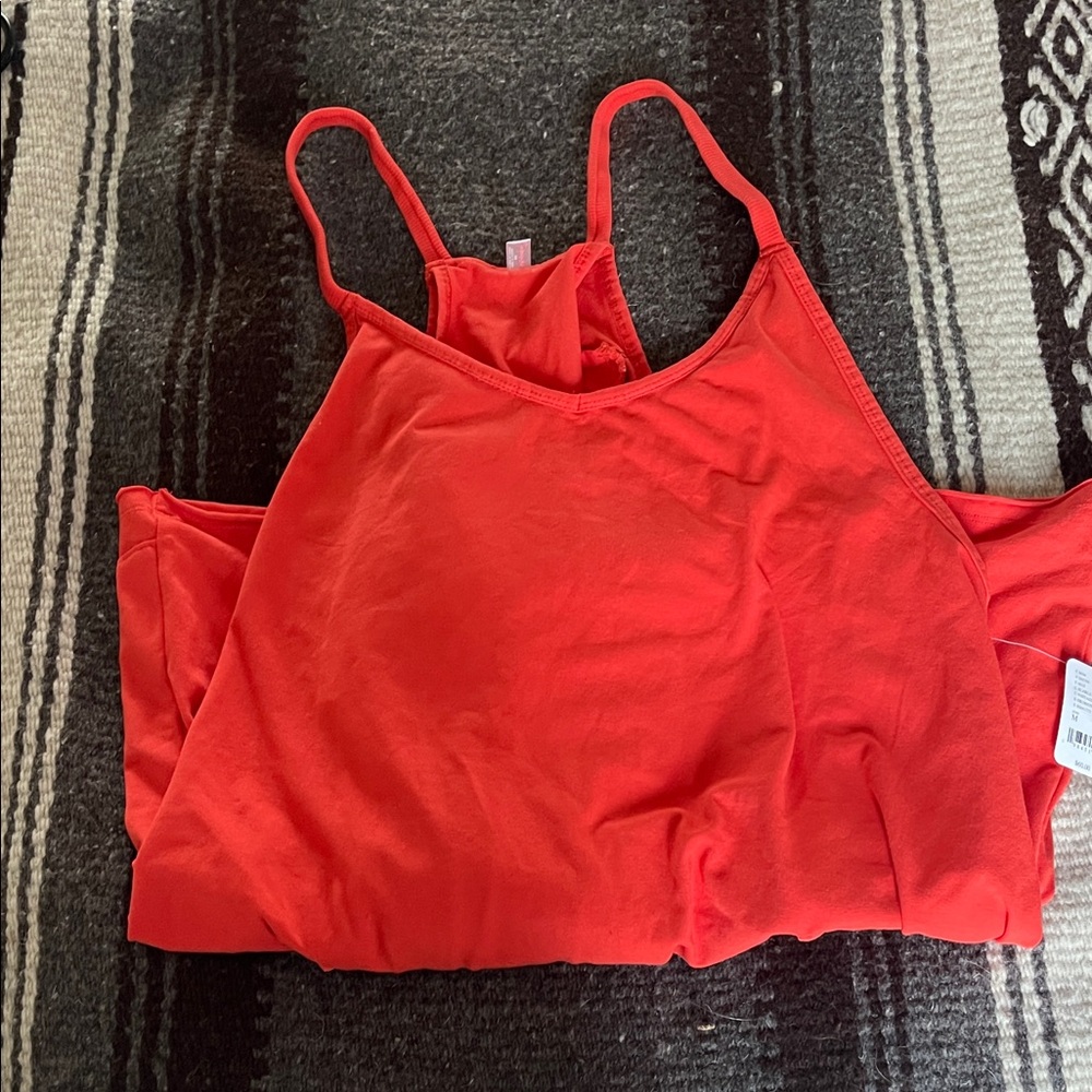 Free People orange skort dress